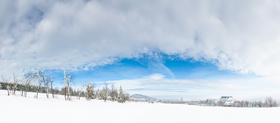 Winterlandschaft bei Altenberg