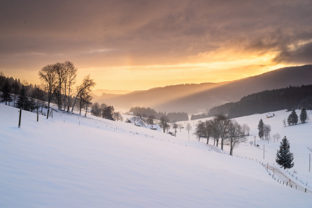 Wintermorgen, Spriegelsbach