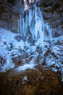 Tannegger Wasserfall im Winter