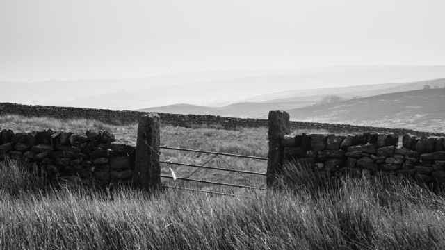Landschaft bei Haworth
