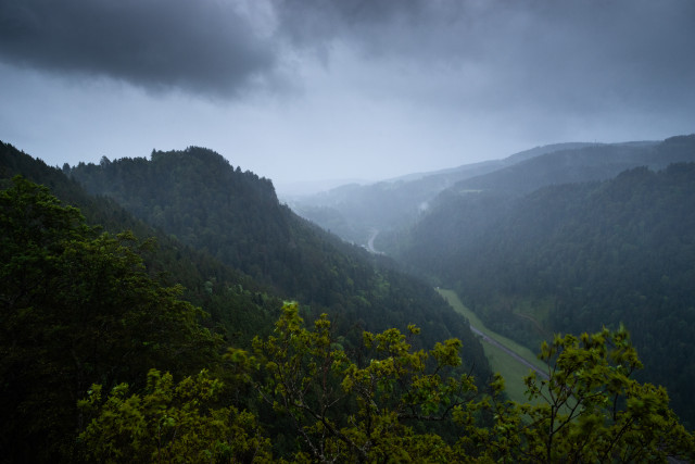 Höllentalblick vom Kleinen Posthaldefelsen