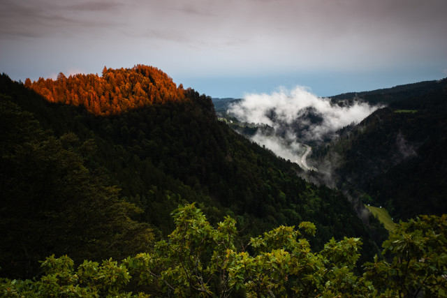 Höllentalblick vom Posthaldefelsen