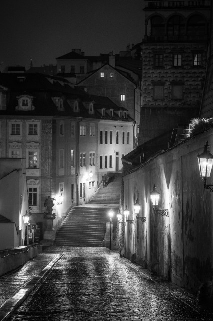 Unter der Burg in Prag