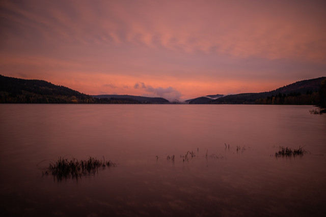 Abendrot am Schluchsee