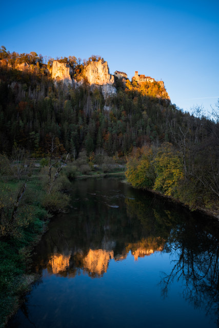 Blick auf Schloss Werenwag