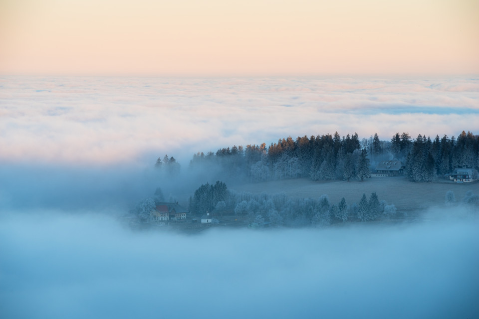 Blick vom Höhenweg zum Gießhübel