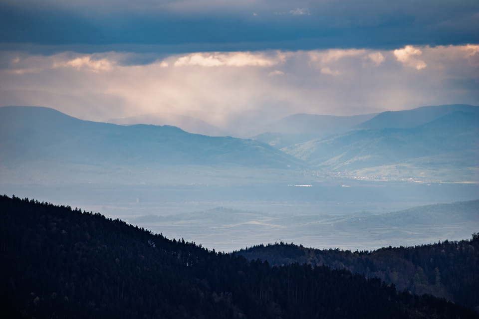 Blick zu den Vogesen