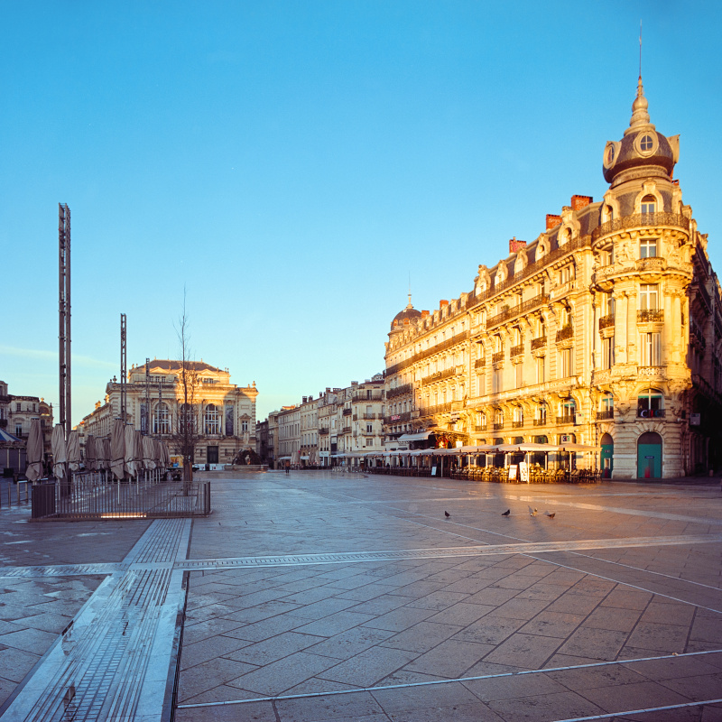 Montpellier, Place de la Comédie
