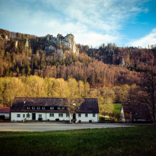 Blick zum Petersfelsen