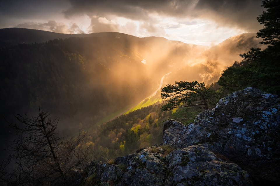 Abendlicht im Höllental