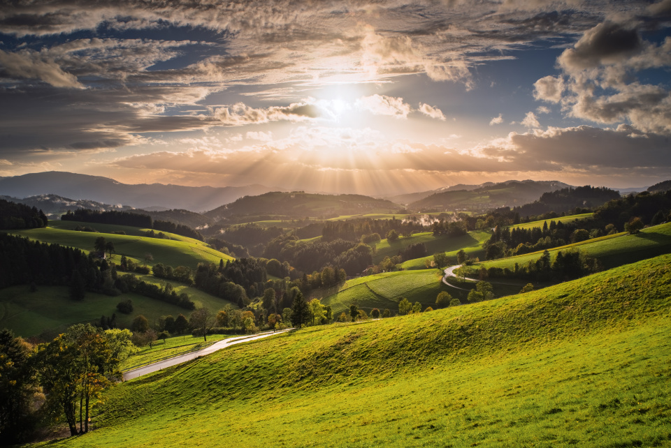 Abendstimmung bei St. Peter