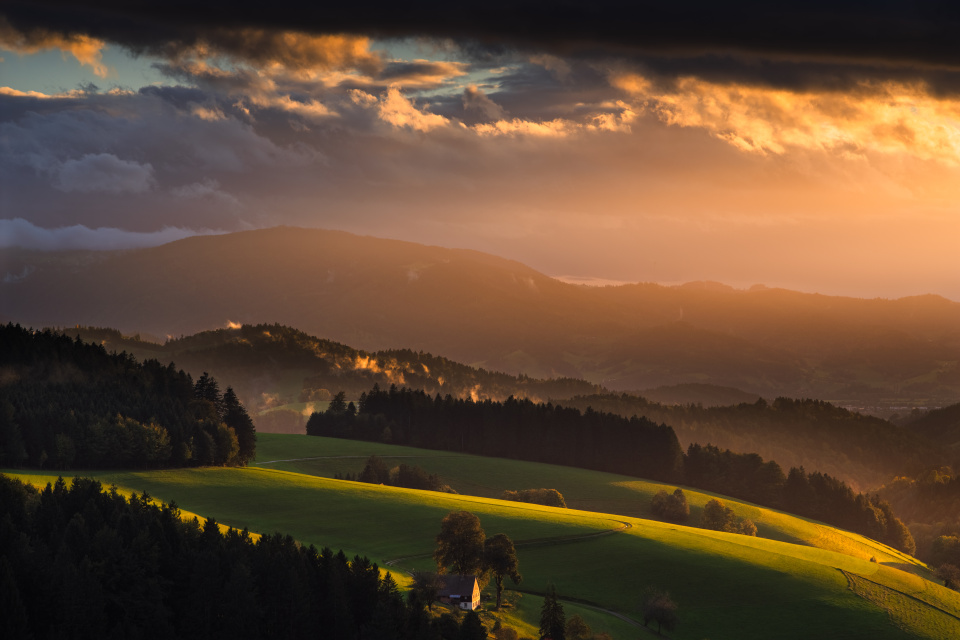 Abendstimmung bei St. Peter