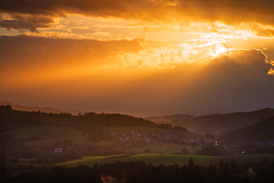 Abendstimmung bei St. Peter
